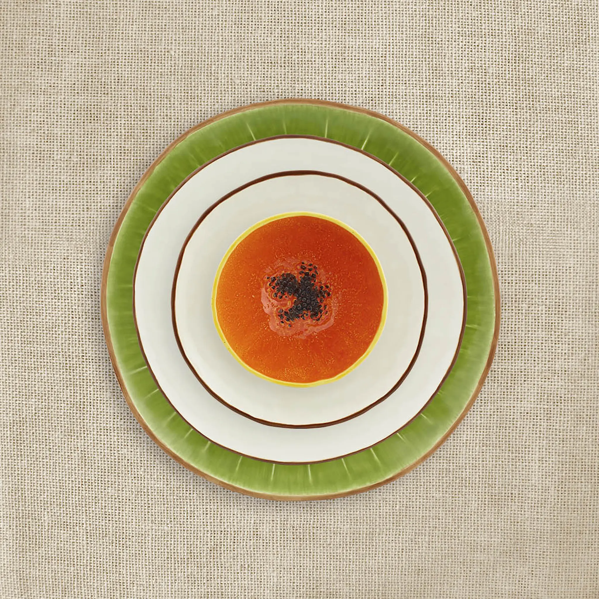 Bordallo Pinheiro Tropical Fruits skål 50 cl papaya