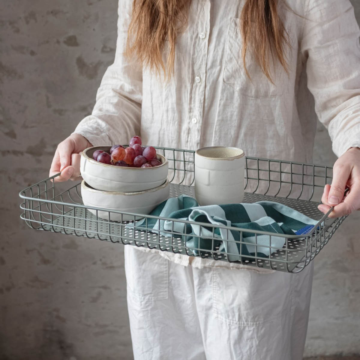 Mette Ditmer Lift Tarjotin 45,5x33,5 cm Thyme Green
