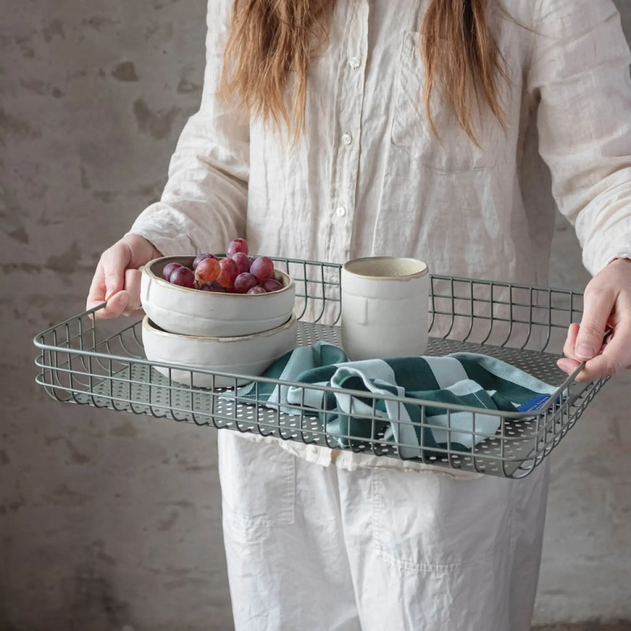 Mette Ditmer Lift Tarjotin 45,5x33,5 cm Thyme Green
