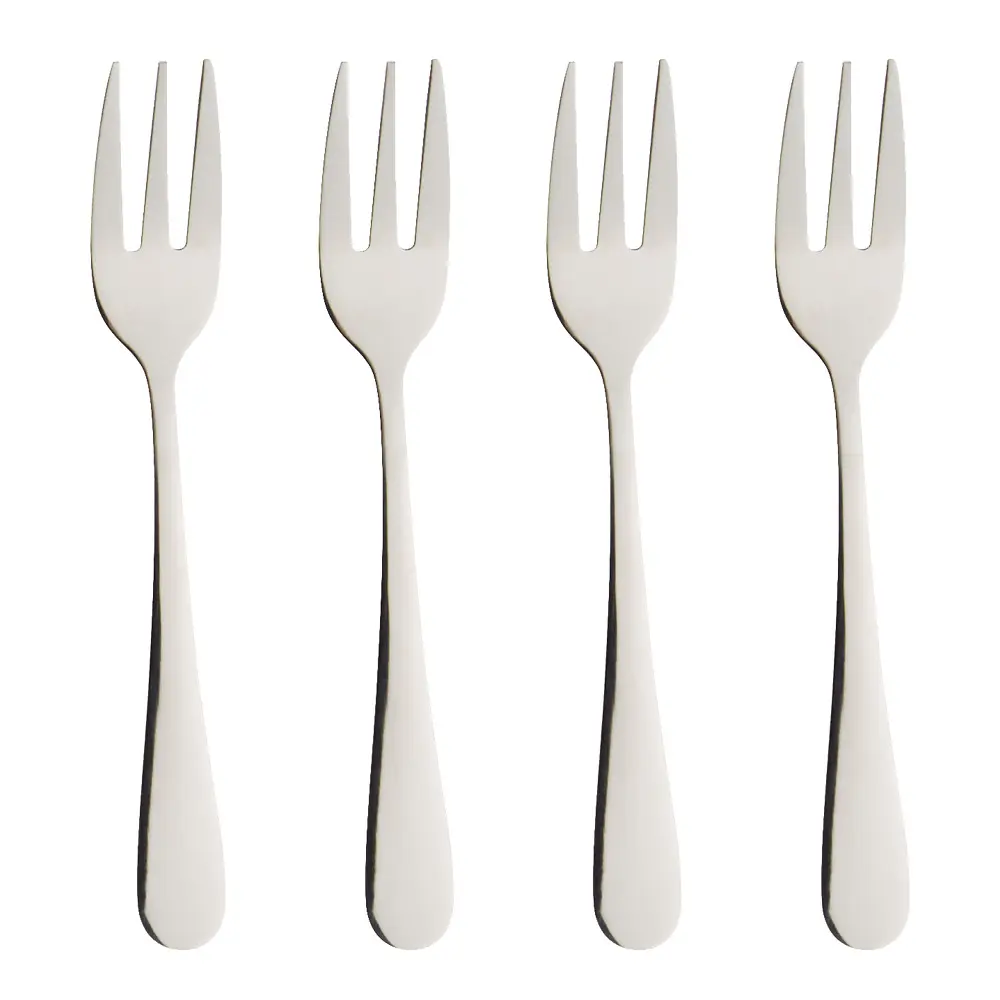 Atelier kakegaffel 4 stk polert