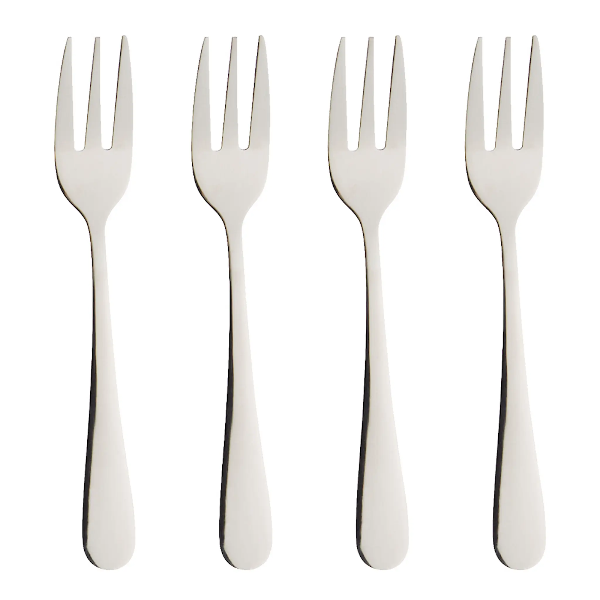 Aida Atelier tårtgaffel 4-pack polerad