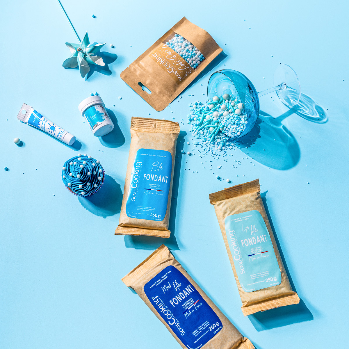 ScrapCooking Pastafärg 20 g blå