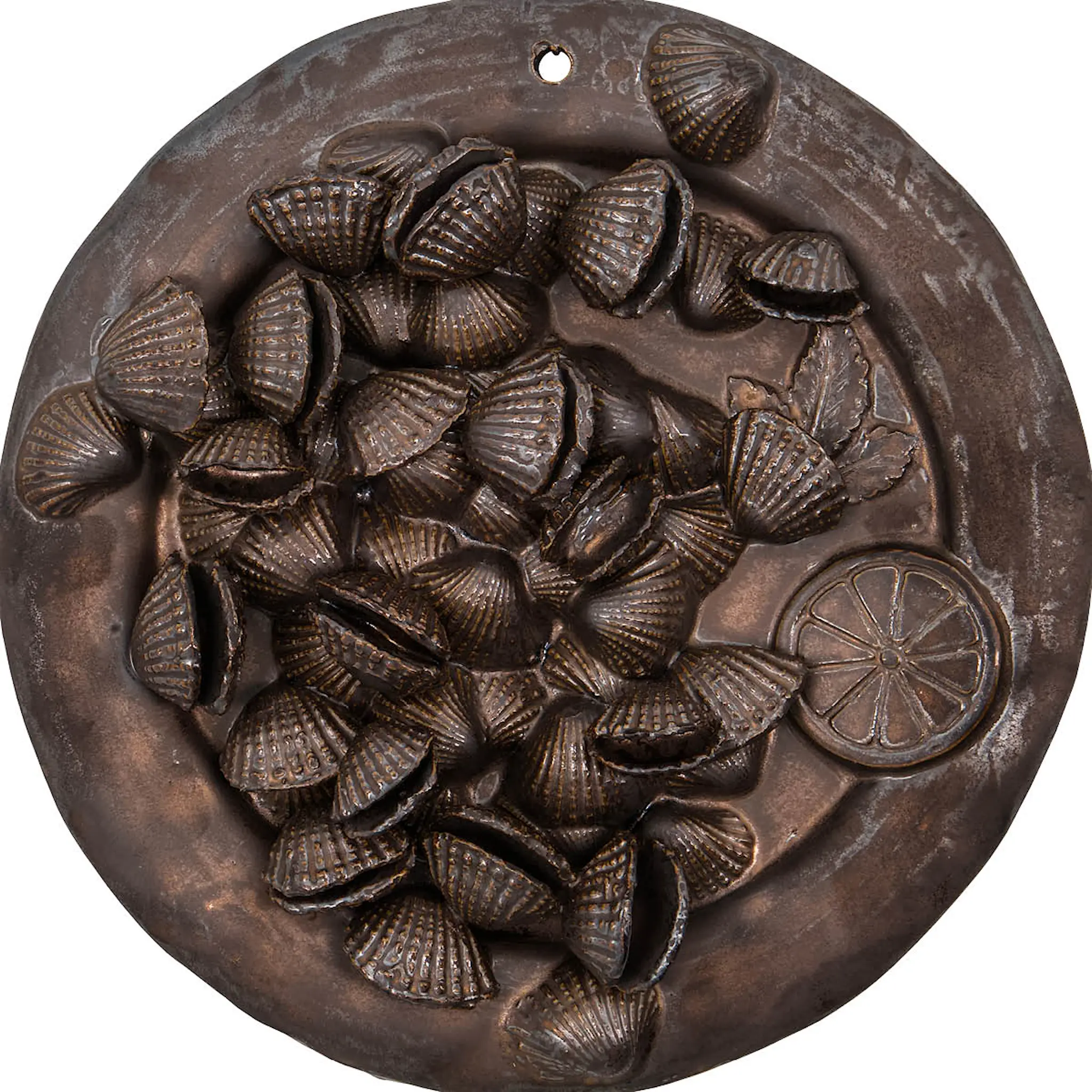 House Doctor Plate väggkonst 20 cm 3 delar brun