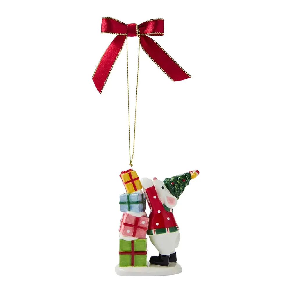 Christmas Tree juletrepynt Mouse with Presents