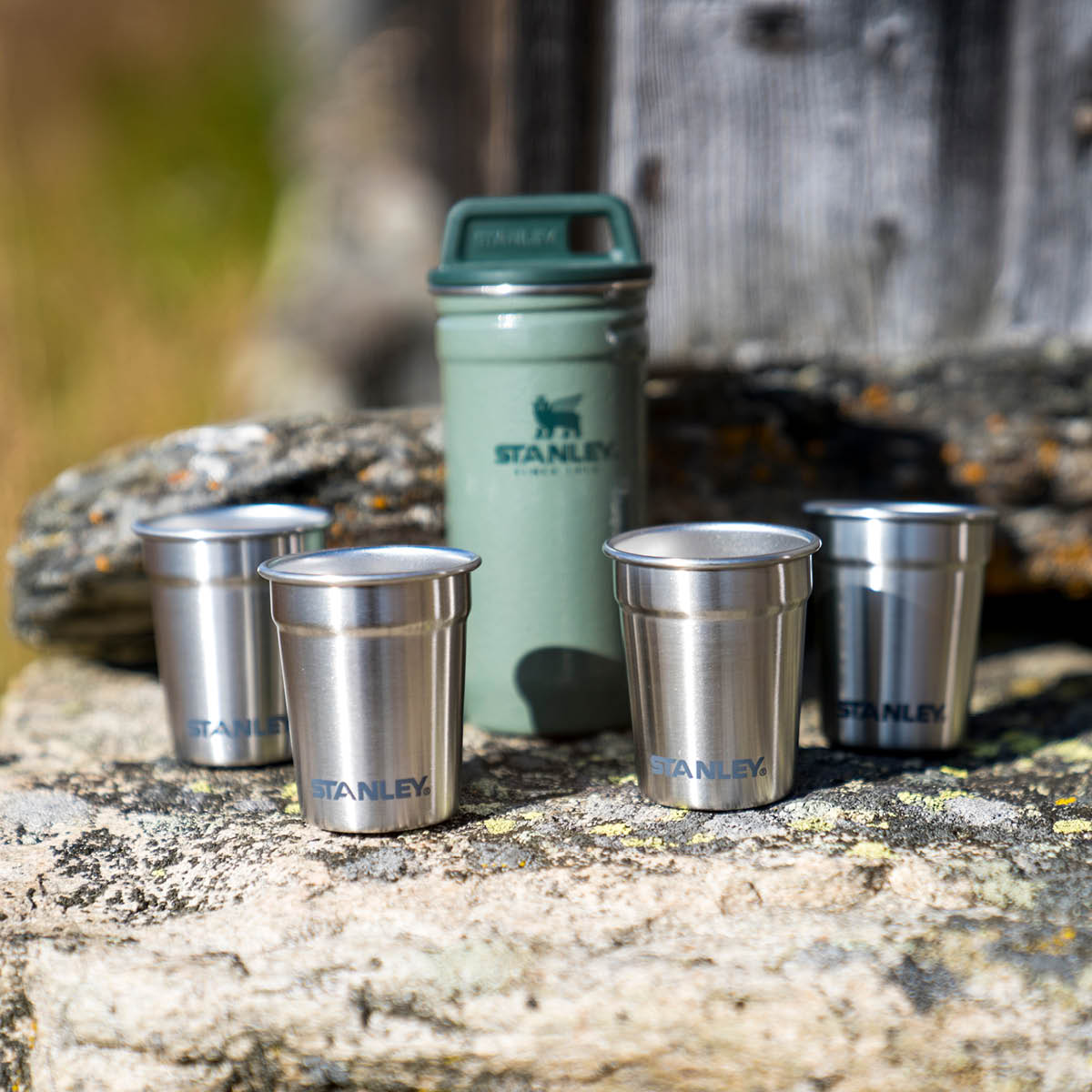 Stanley Adventure Shottilasi 59 ml 4 kpl Vihreä