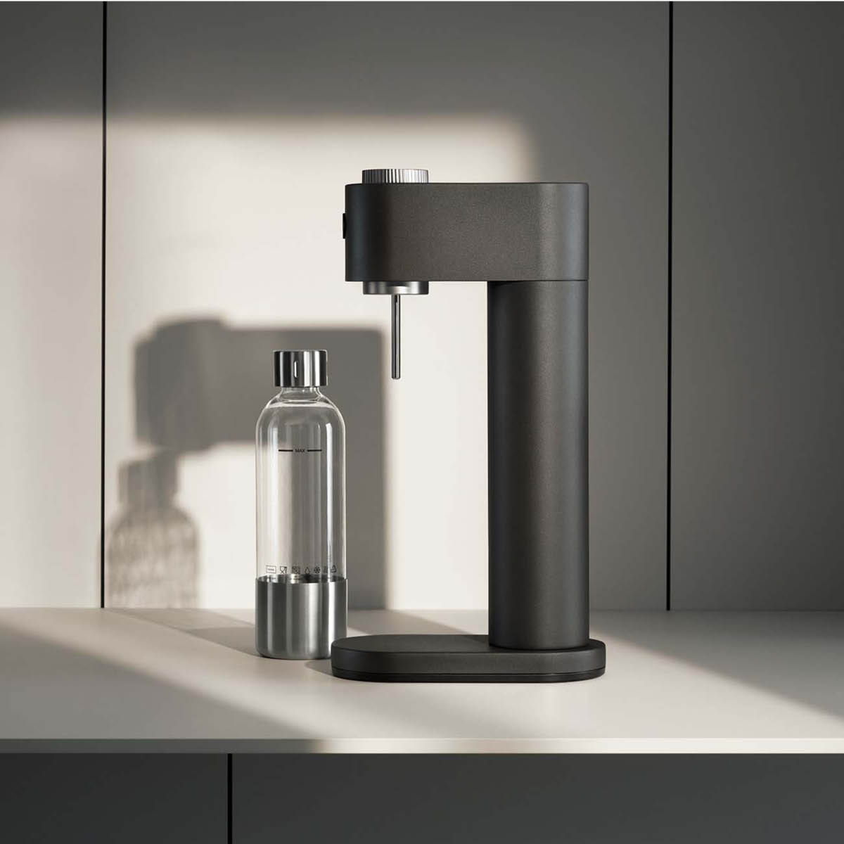 WMF Element One kullsyremaskin black lava