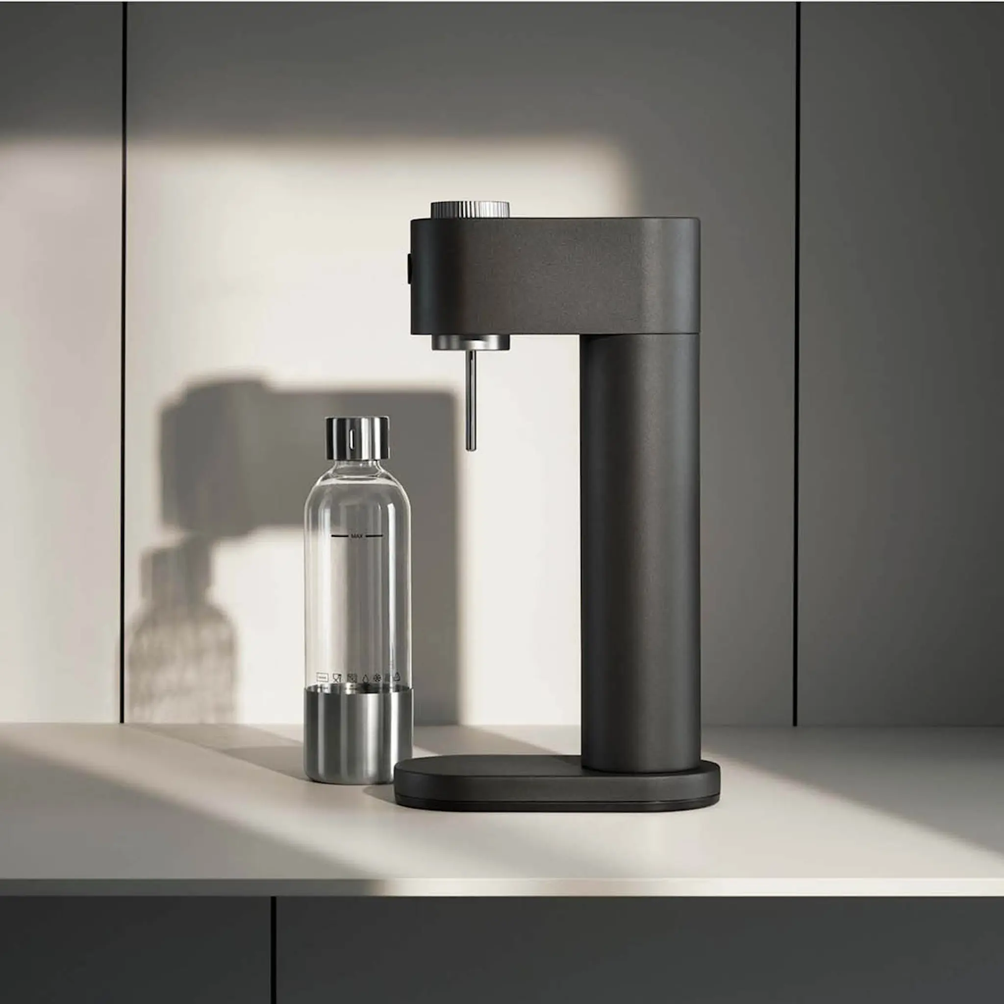 WMF Element One kullsyremaskin black lava