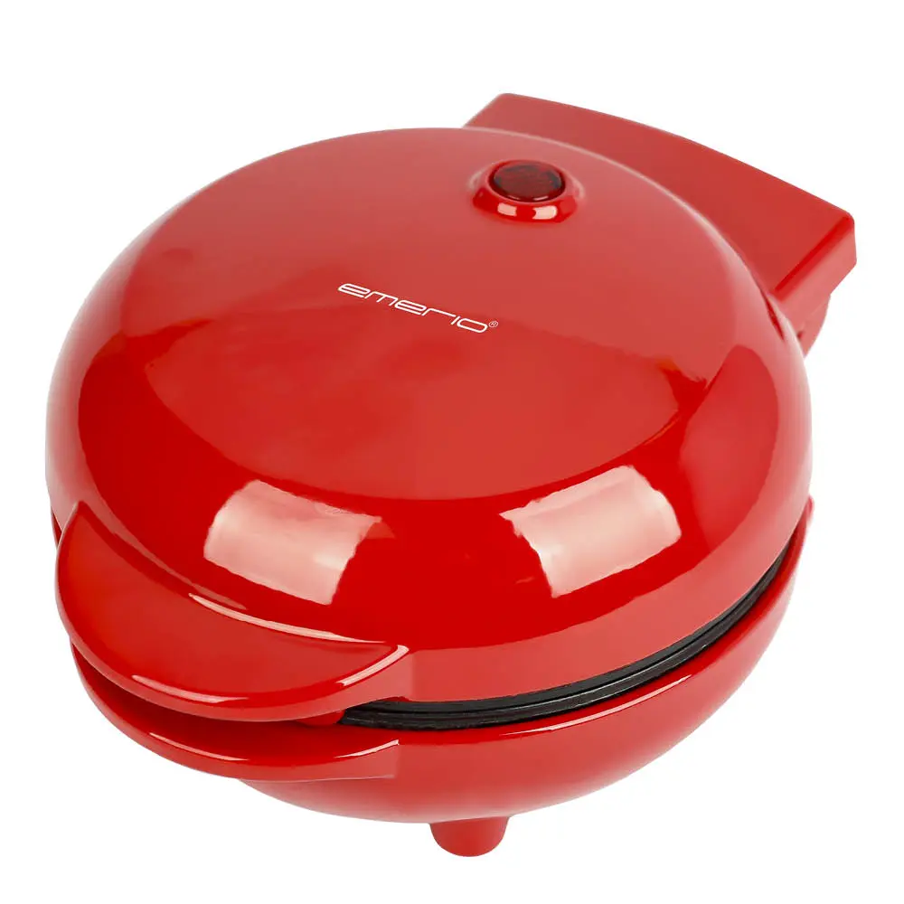 Emerio Belgialainen Vohvelirauta sydänmuoto 550W Punainen