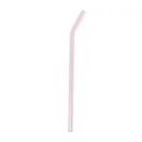 Glasspipe Sugrör Glas 0,8 cm Rosa