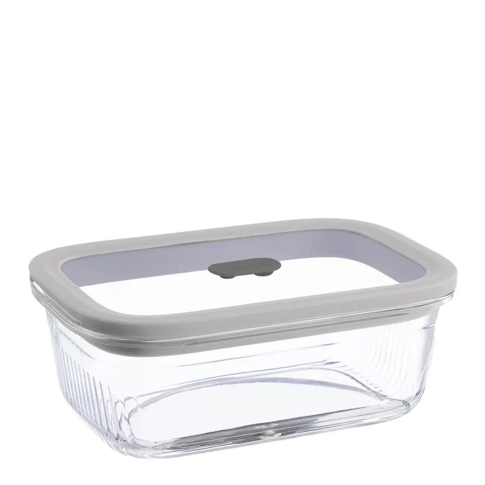 Clear Nest säilytyspurkki 0,8 L kirkas/vaaleanharmaa
