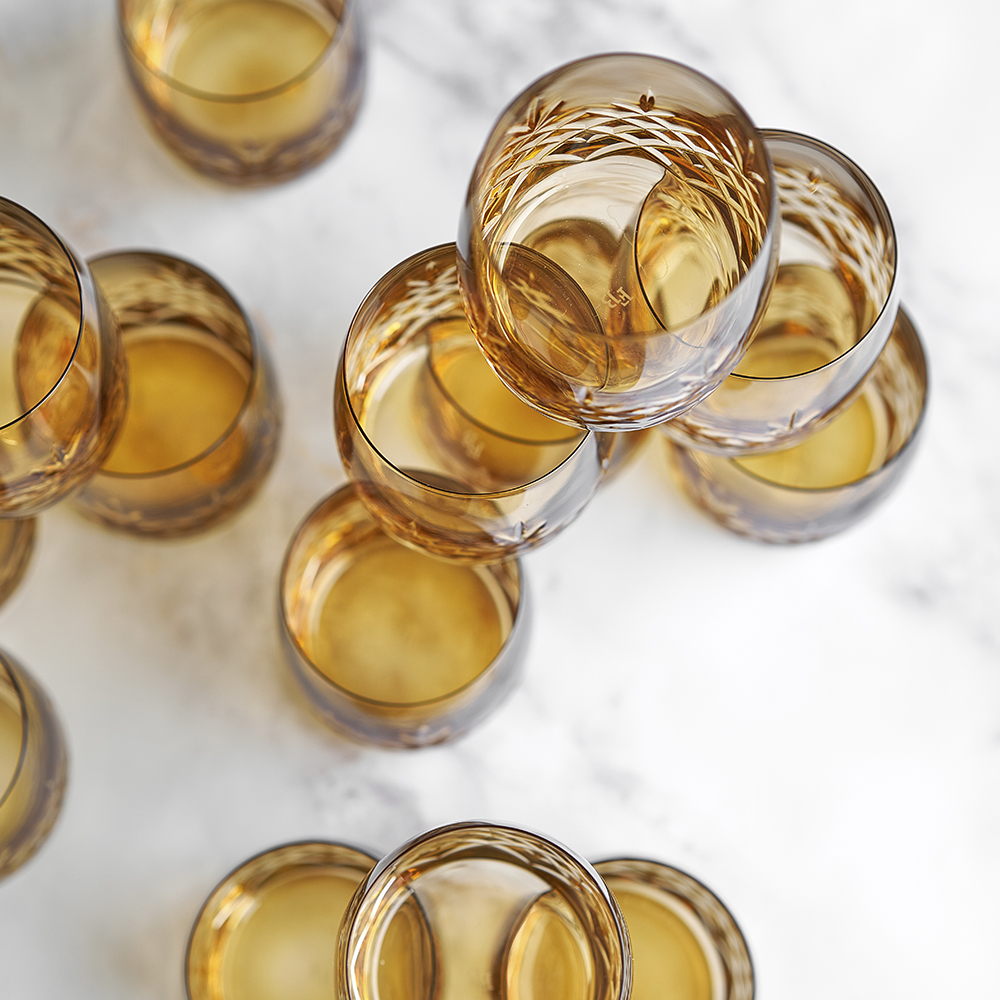 Frederik Bagger Crispy Aqua Lasi 23 cl 2 kpl Keltainen