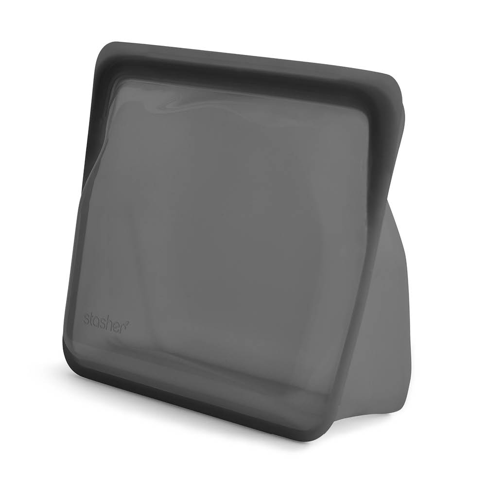 Stasher Stand-up silikonpose medium 1,66L svart