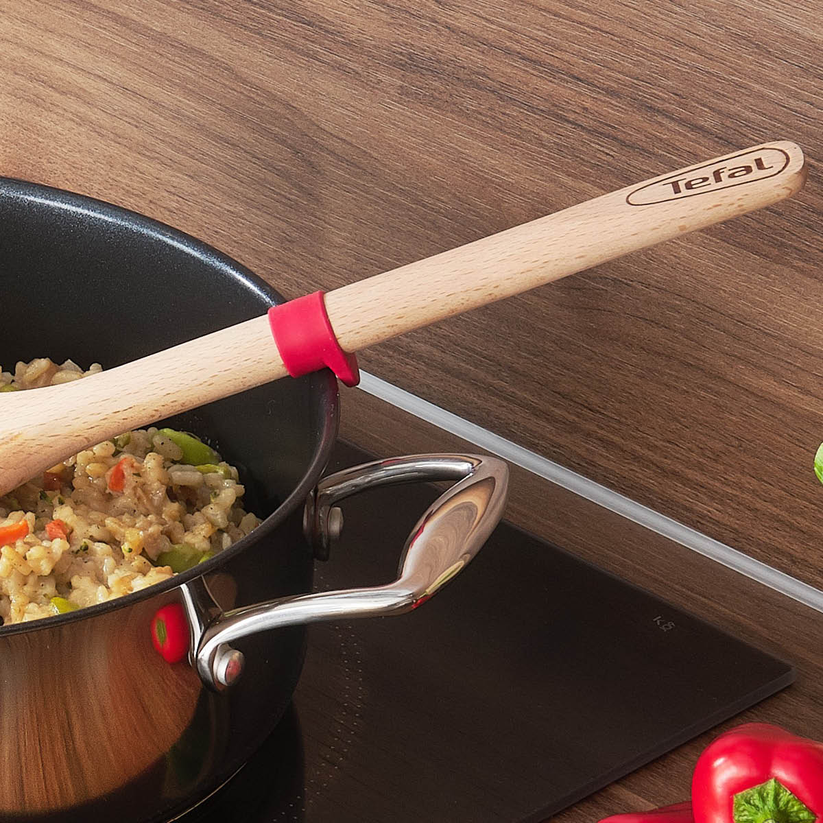 Tefal Ingenio Wood reikäkauha 33 cm