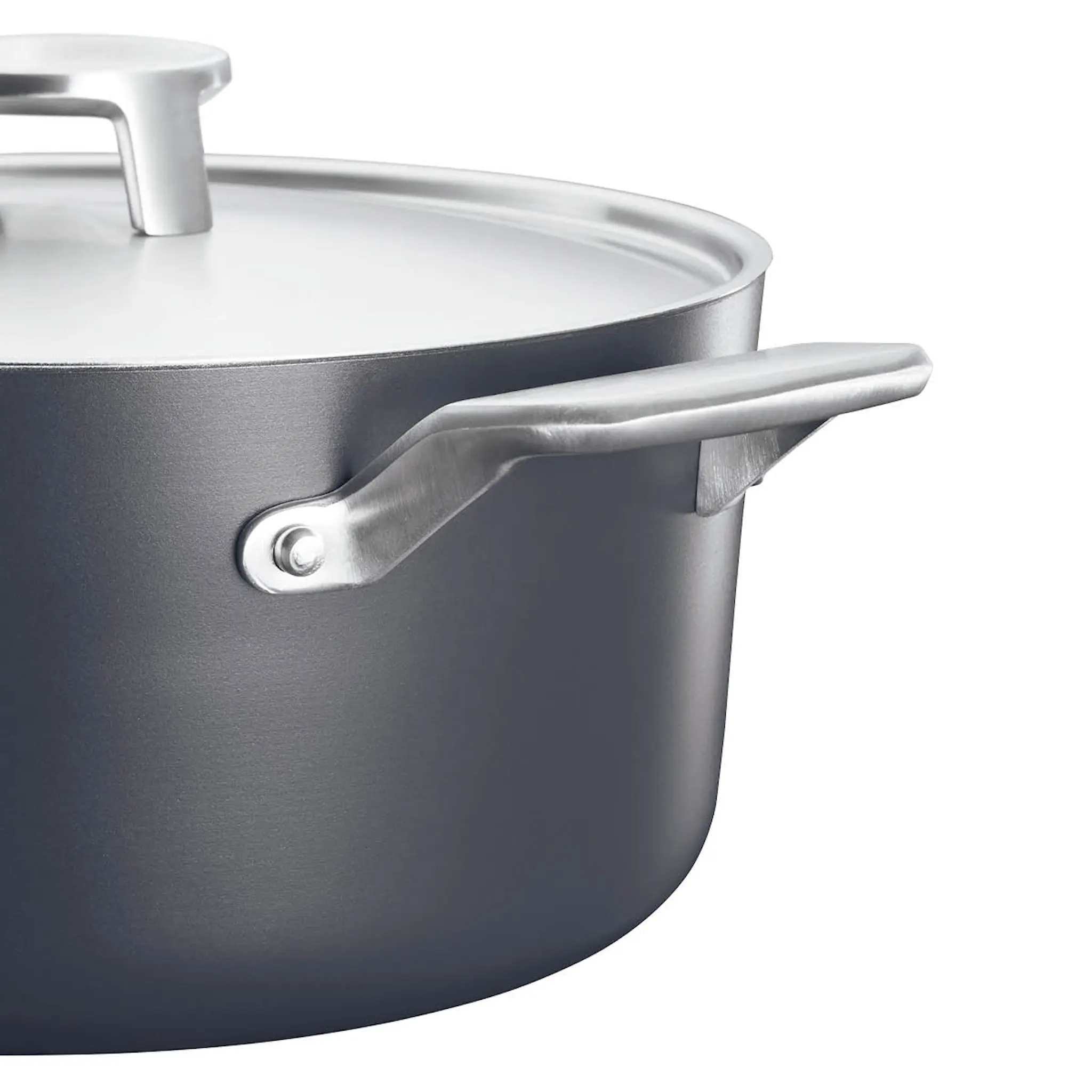 Fiskars Taiten Gryta med lock 3,5 L Svart