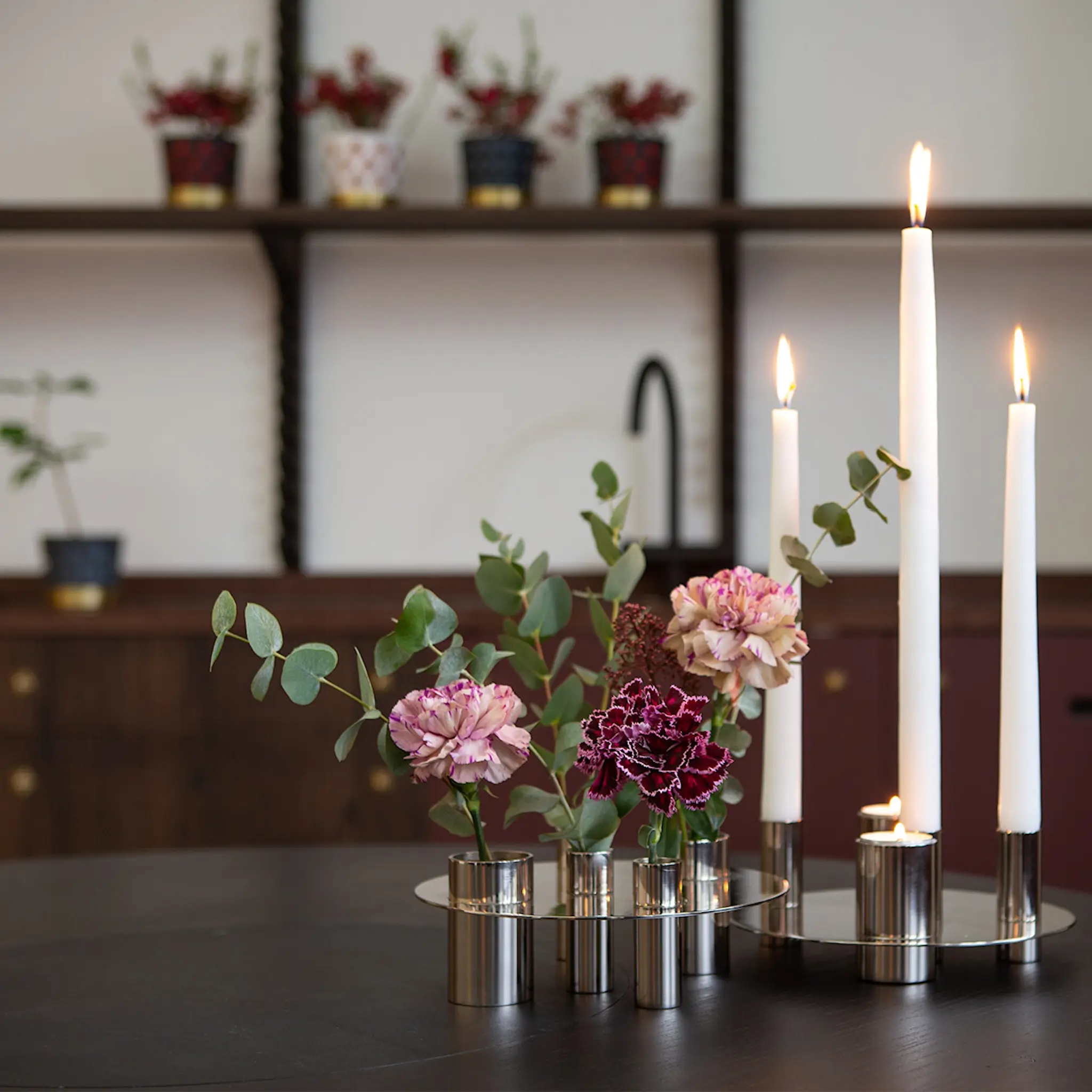 Klong Awa Maljakko / Kynttilänjalka 20x7,5 cm Ruostumaton