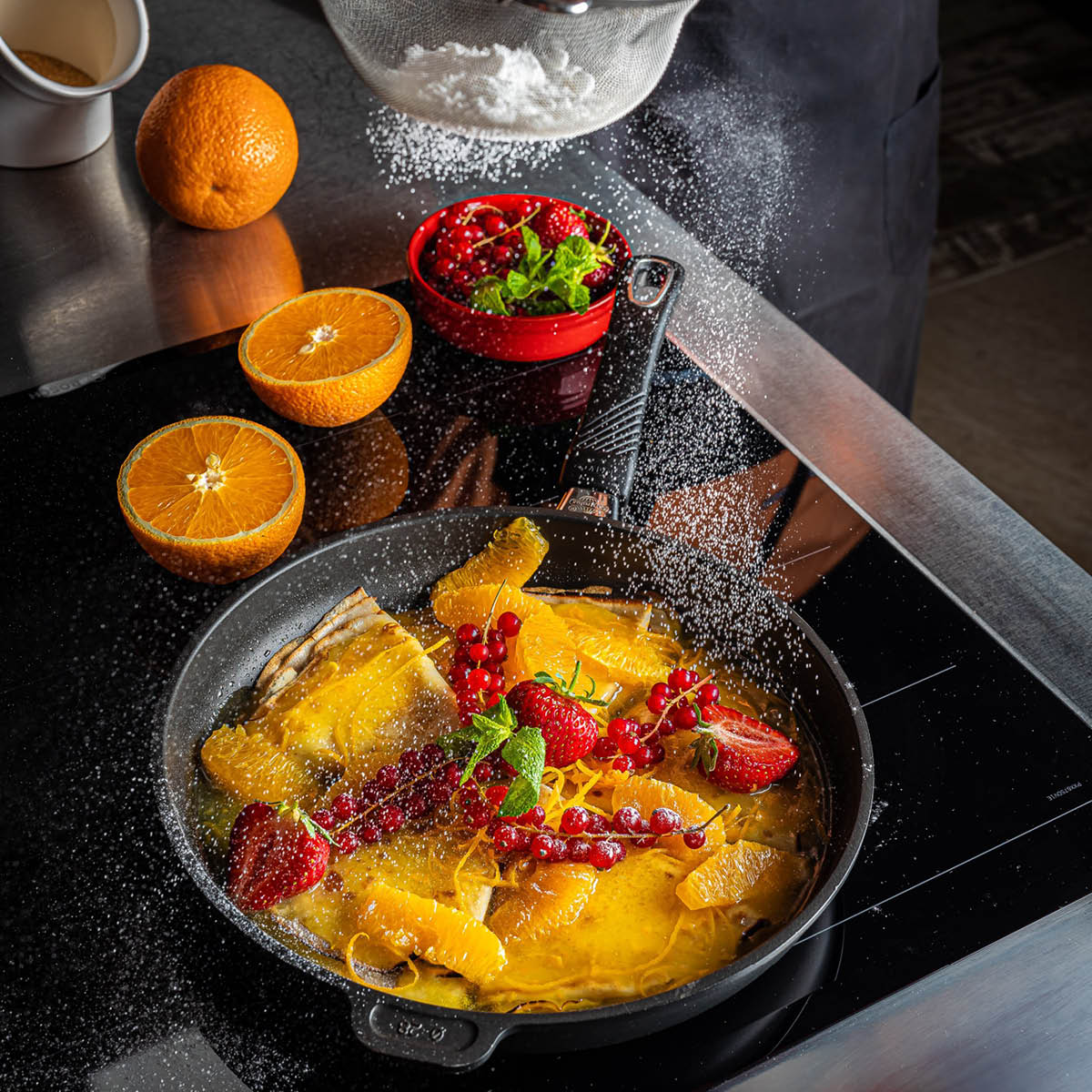 Gastrolux Stekepanne 32 cm svart/svart