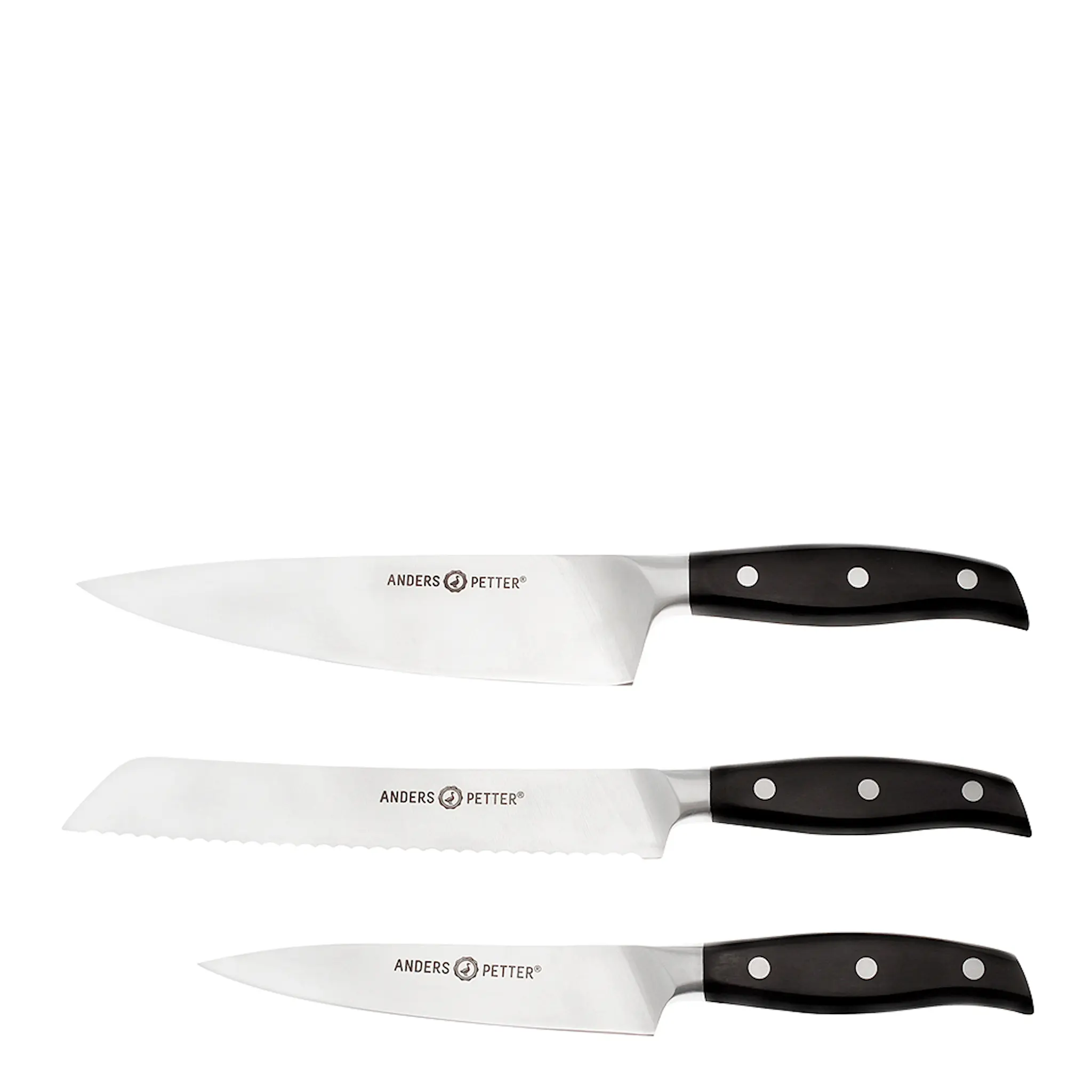 Anders Petter Stenfors Knivset 3 delar