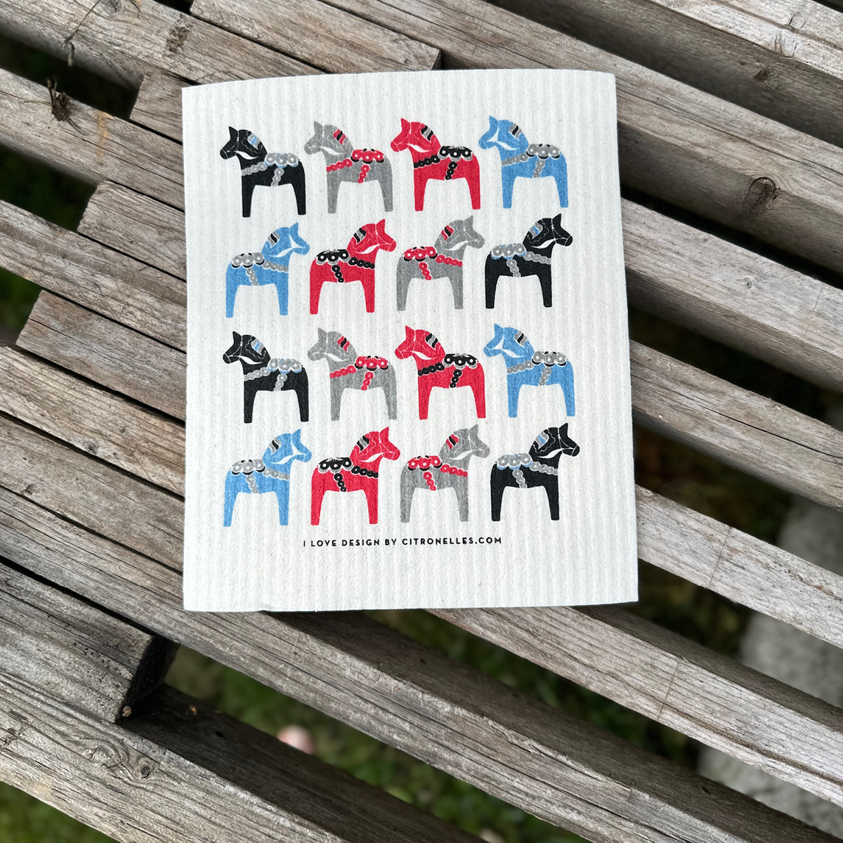 Citronelles Dala disktrasa 20x18 cm flerfärgad