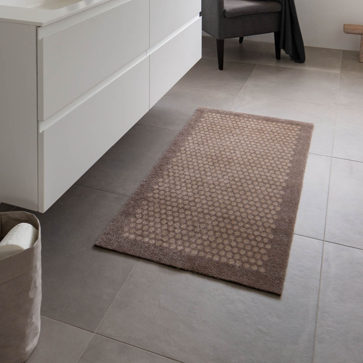 Tica Copenhagen Dot golvmatta 120x67 cm sand/beige