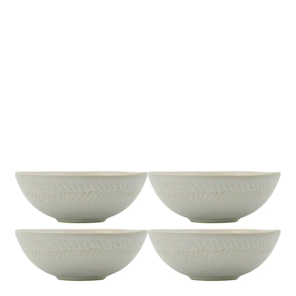Serve skål 12,1 cm 4 stk off-white
