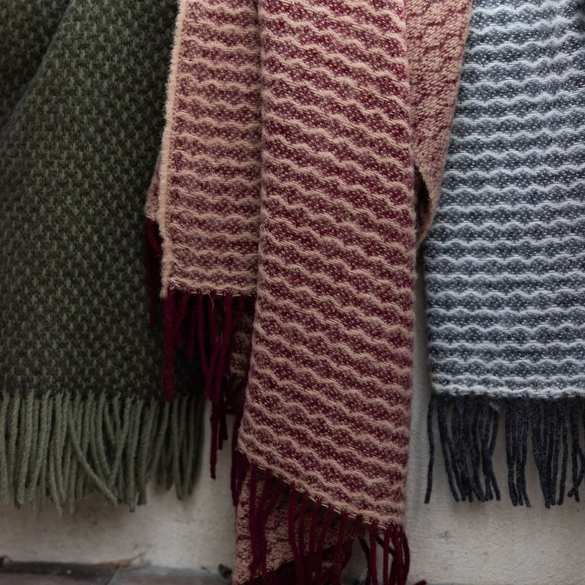 Sagaform Ulli pledd 170x130 cm grønn hover