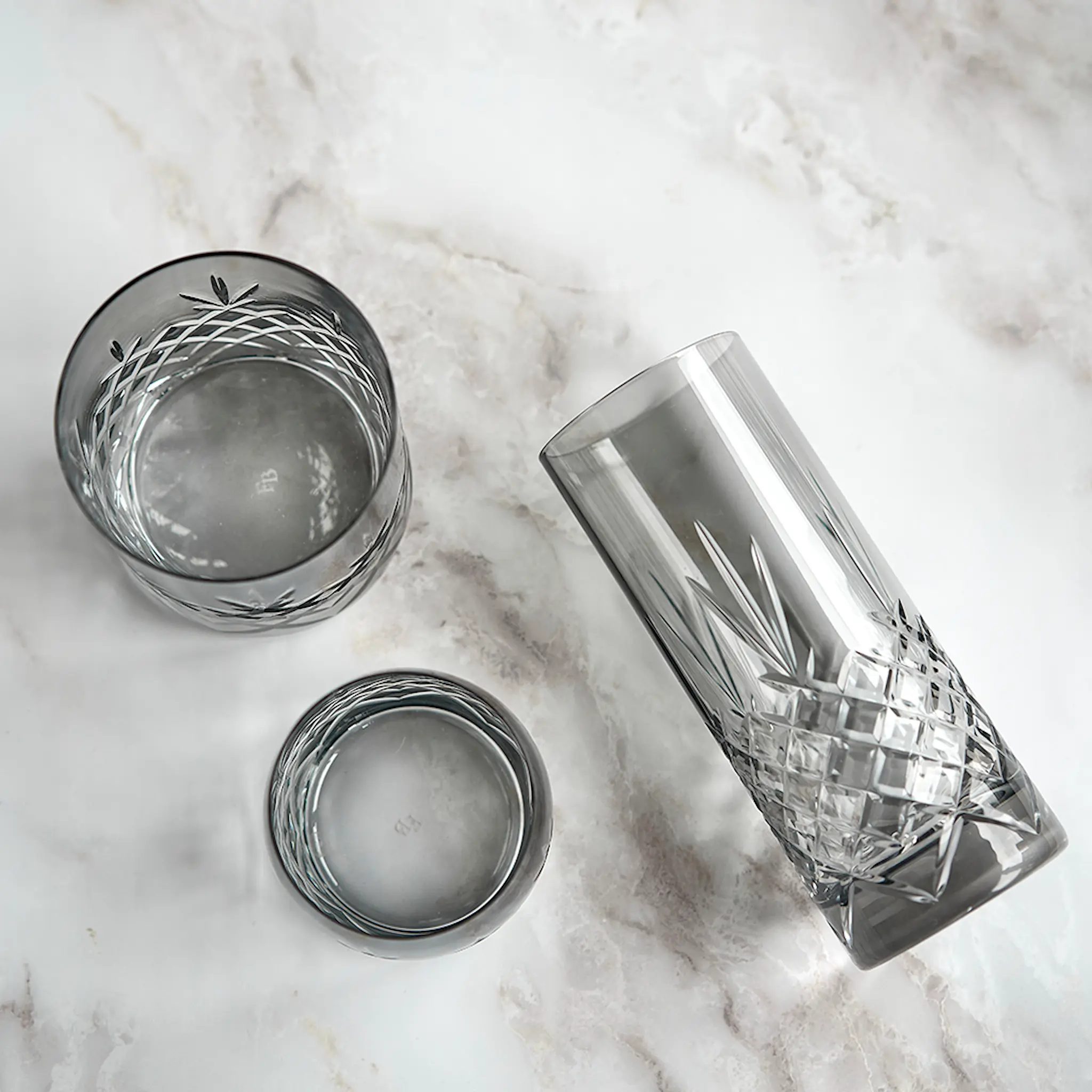 Frederik Bagger Crispy Lowball Glas 38 cl 2-pack Dark