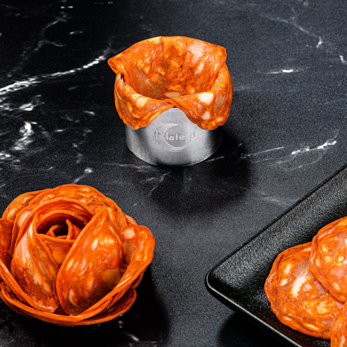 Plate It Utstickare 4 delar stål