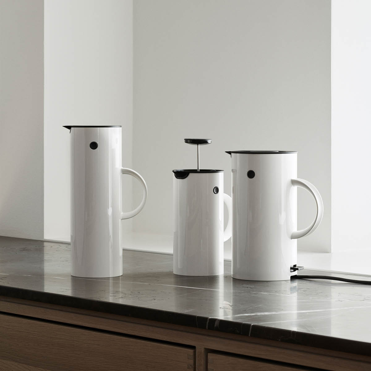 Stelton EM77 Kaffepress 1 L Vit