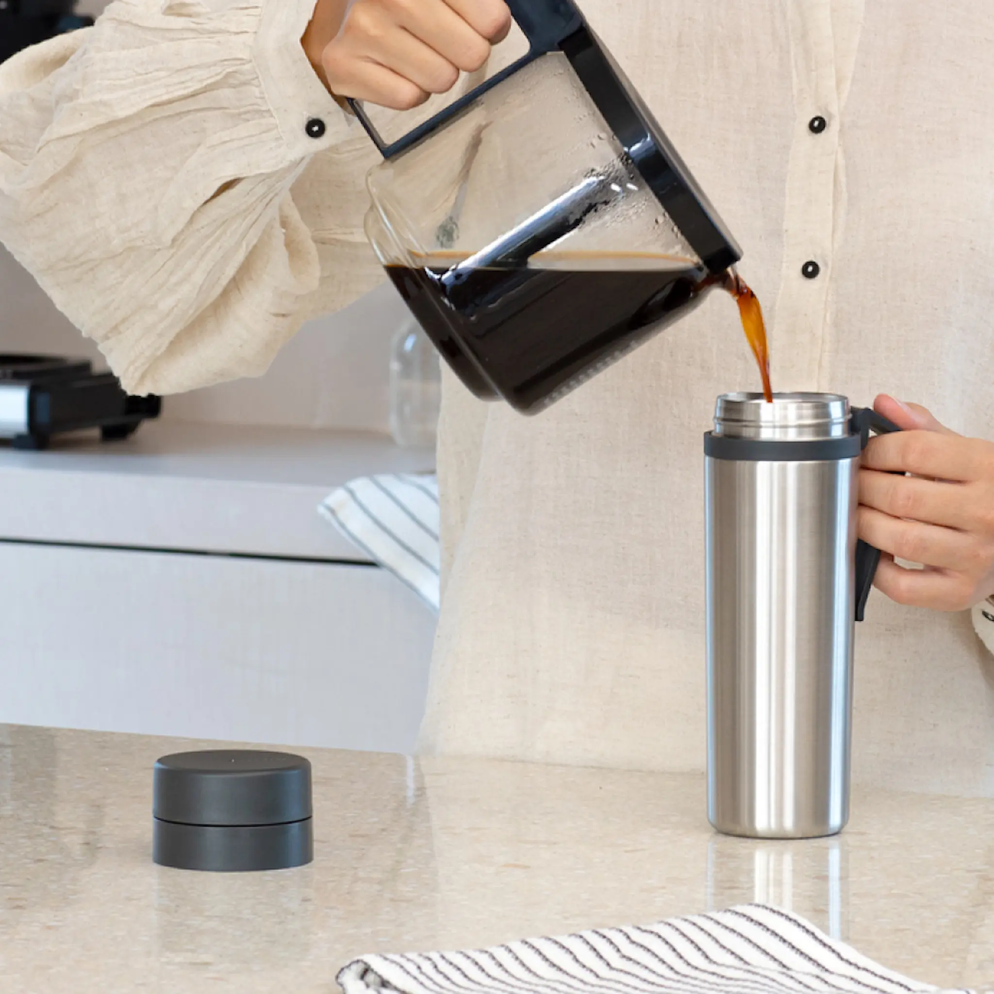 Brabantia Make & Take termos 0,5 L mörkgrå