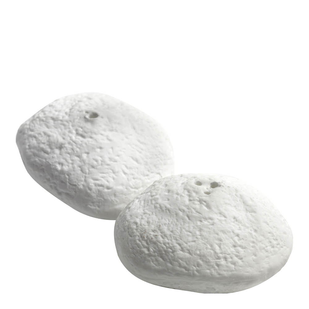 Serax - Perfect Imperfection suola- ja pippurimylly 6 cm valkoinen shio/kosho