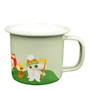 Lille Kanin emaljmugg 25 cl grön