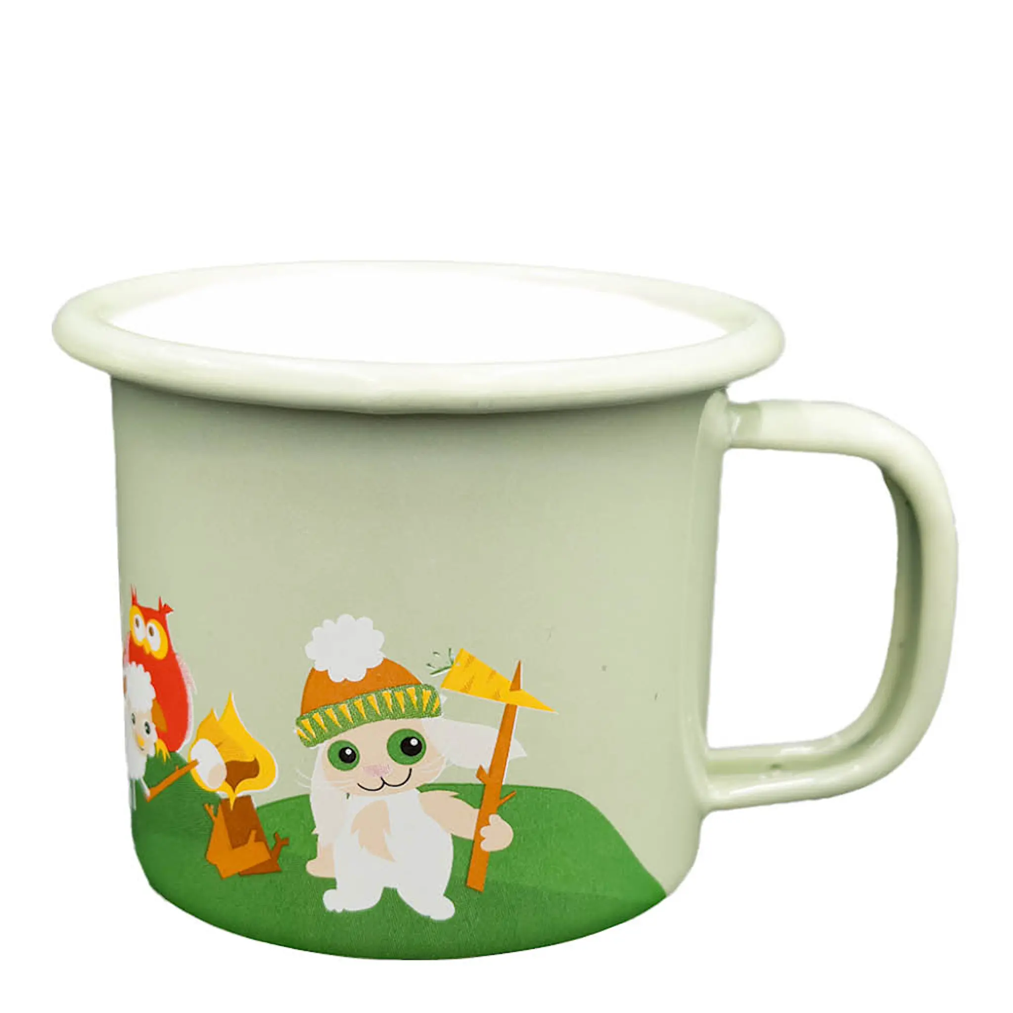 Blafre Lille Kanin emaljmugg 25 cl grön