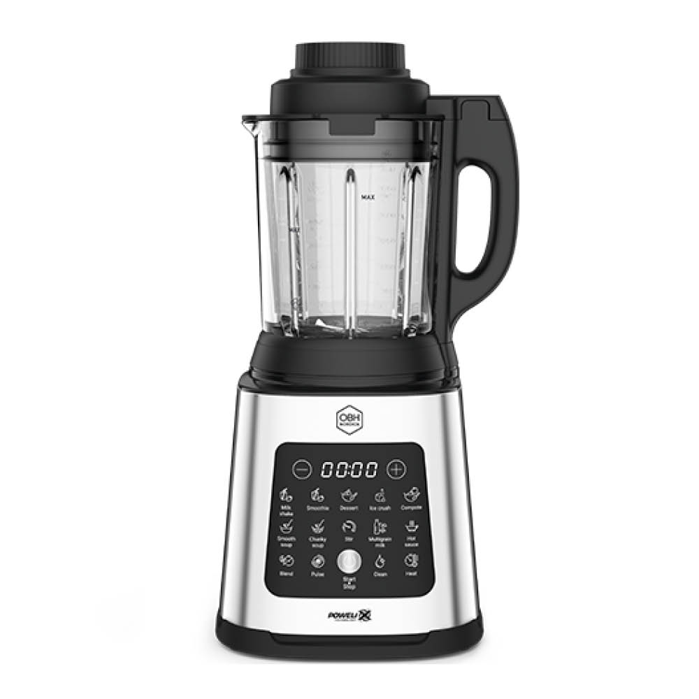 OBH Nordica Perfectmix Cook Tehosekoitin 1400W Teräs/Musta
