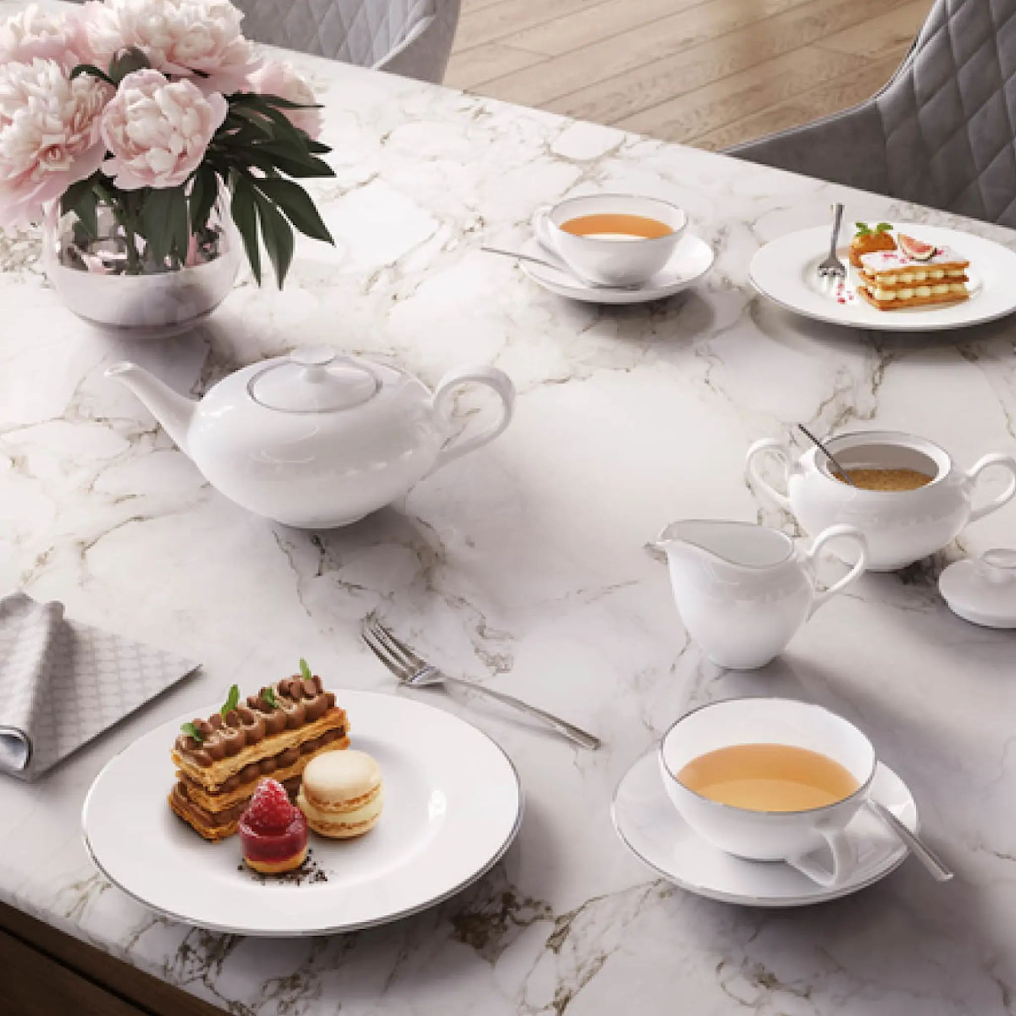 Villeroy & Boch Anmut Platinum No.1 tekanna 1 L vit