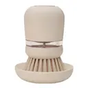 SinkSide diskborste med diskmedelsbehållare soft beige