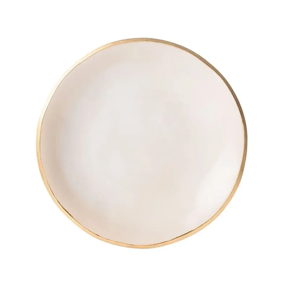 Heirol x Nosse Lautanen 28 cm Edge Ivory Gold