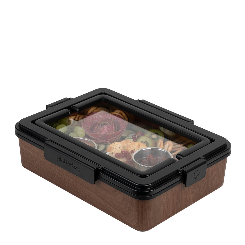 Platterbox - Eväsrasia eristetty kylmätoiminnolla 5,5 L Walnut