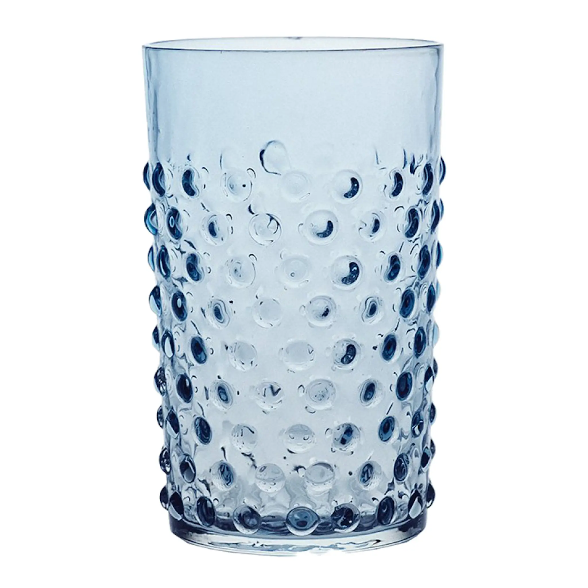Klimchi Hobnail glas 20 cl misty blue