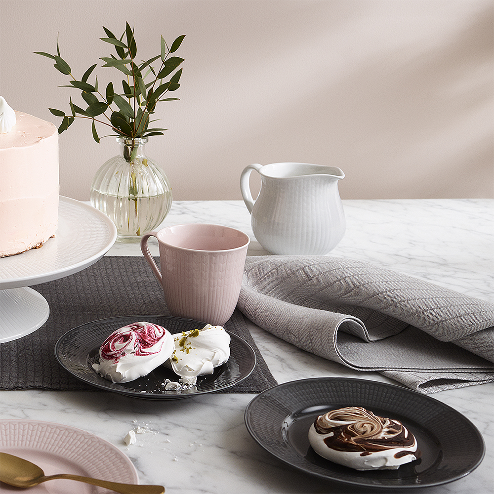 Rörstrand Swedish Grace tallerken 17 cm grå/sten