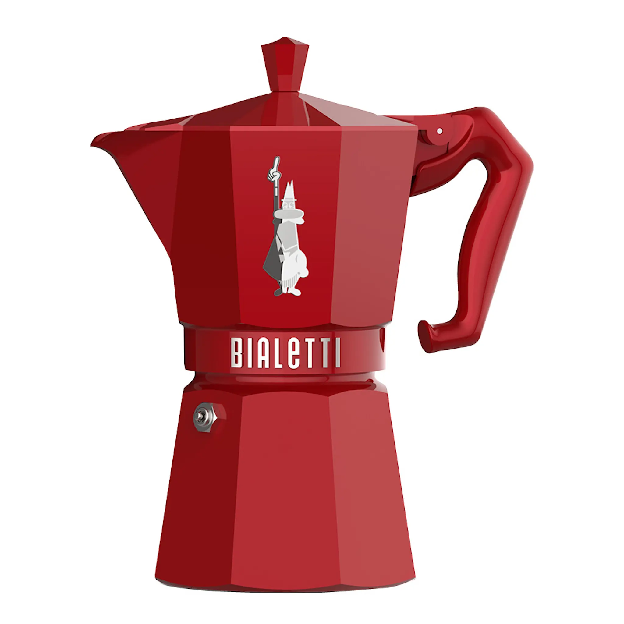 Bialetti Exclusive mokabryggare 6-koppar 25 cl röd
