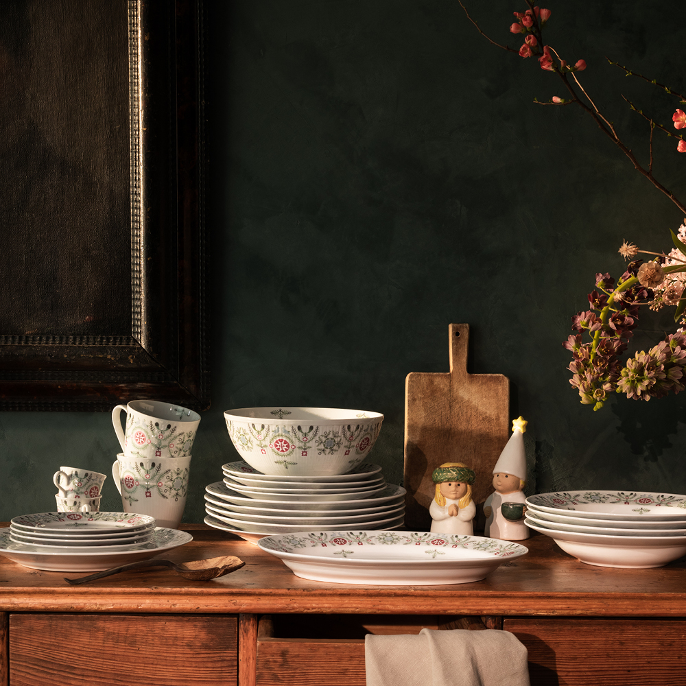 Rörstrand Swedish Grace Winter djup tallrik 25 cm