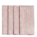 Stripe servett 50x50 cm 4-pack röd
