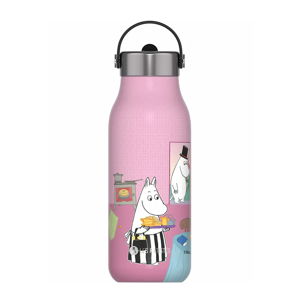 Bottle Up Moomin Termospullo 1 L Tea time pink
