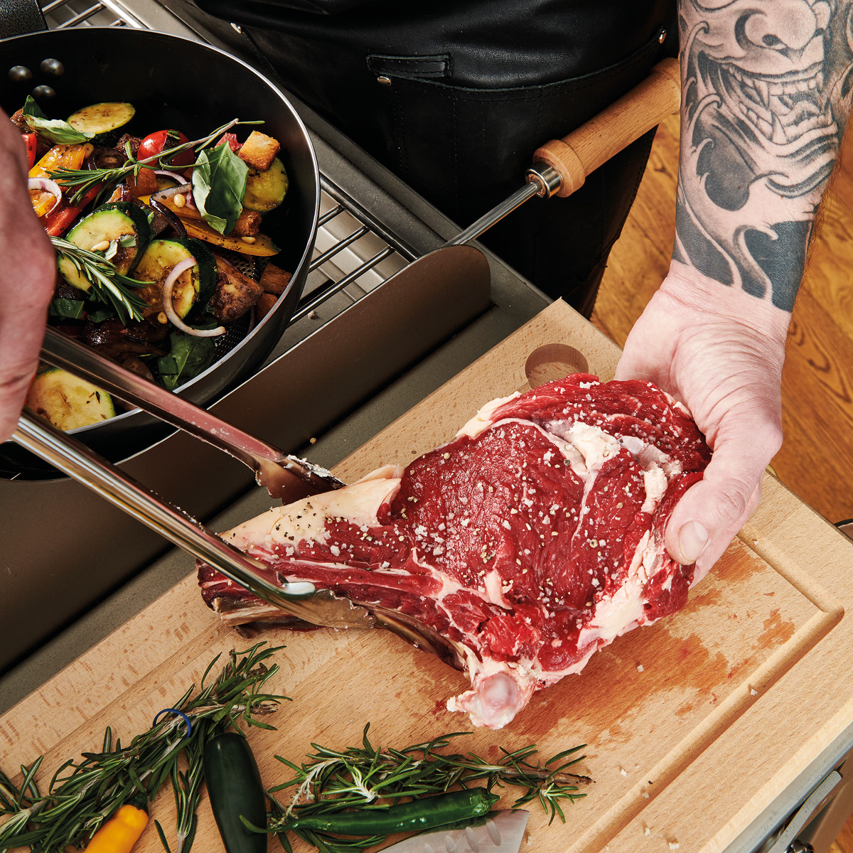 de Buyer Universal/kjøkkentang 24 cm stål