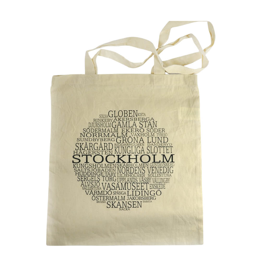 Mellow Design Tygpåse i bomull 40x35 cm Stockholm