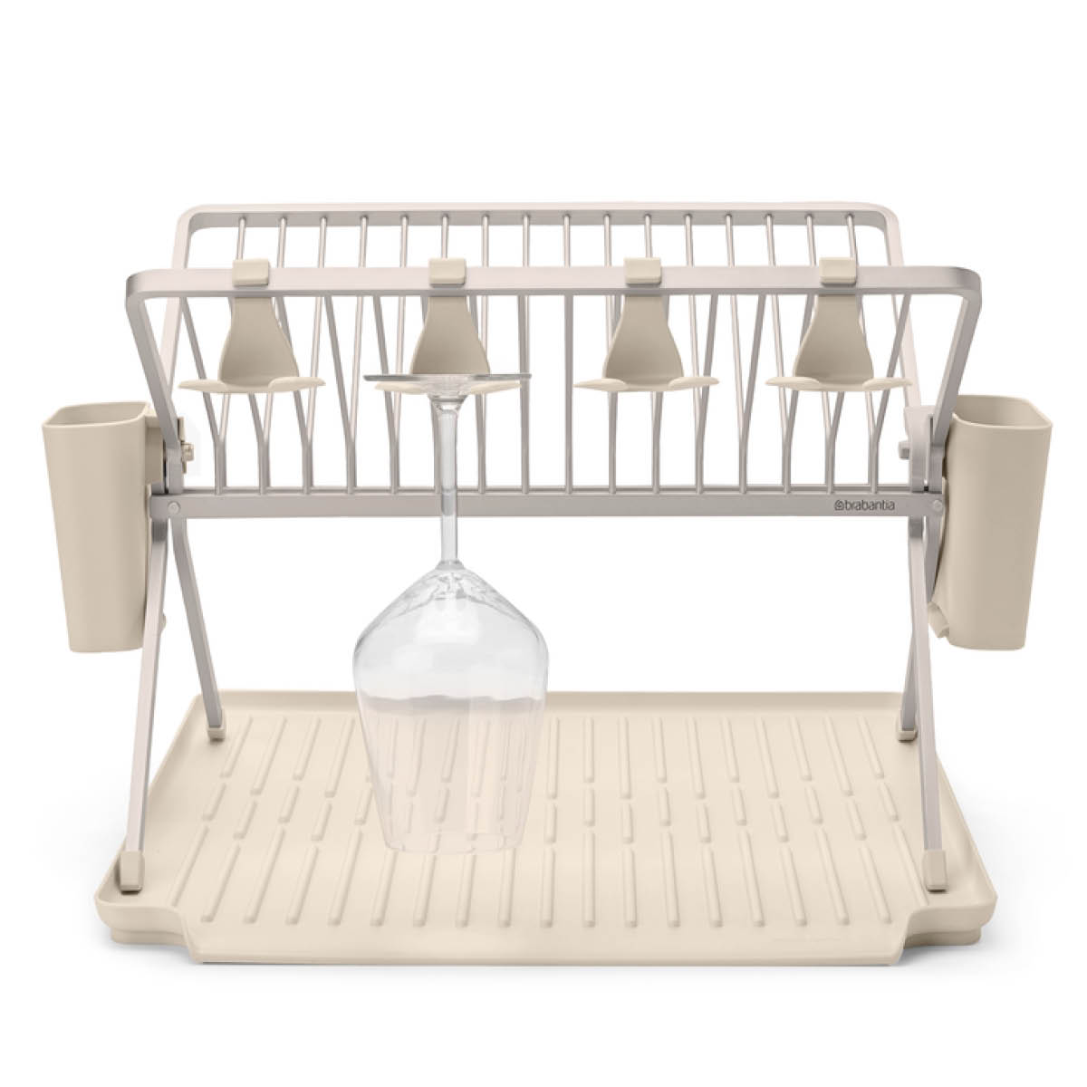 Brabantia SinkSide hopfällbart diskställ 51x42 cm soft beige