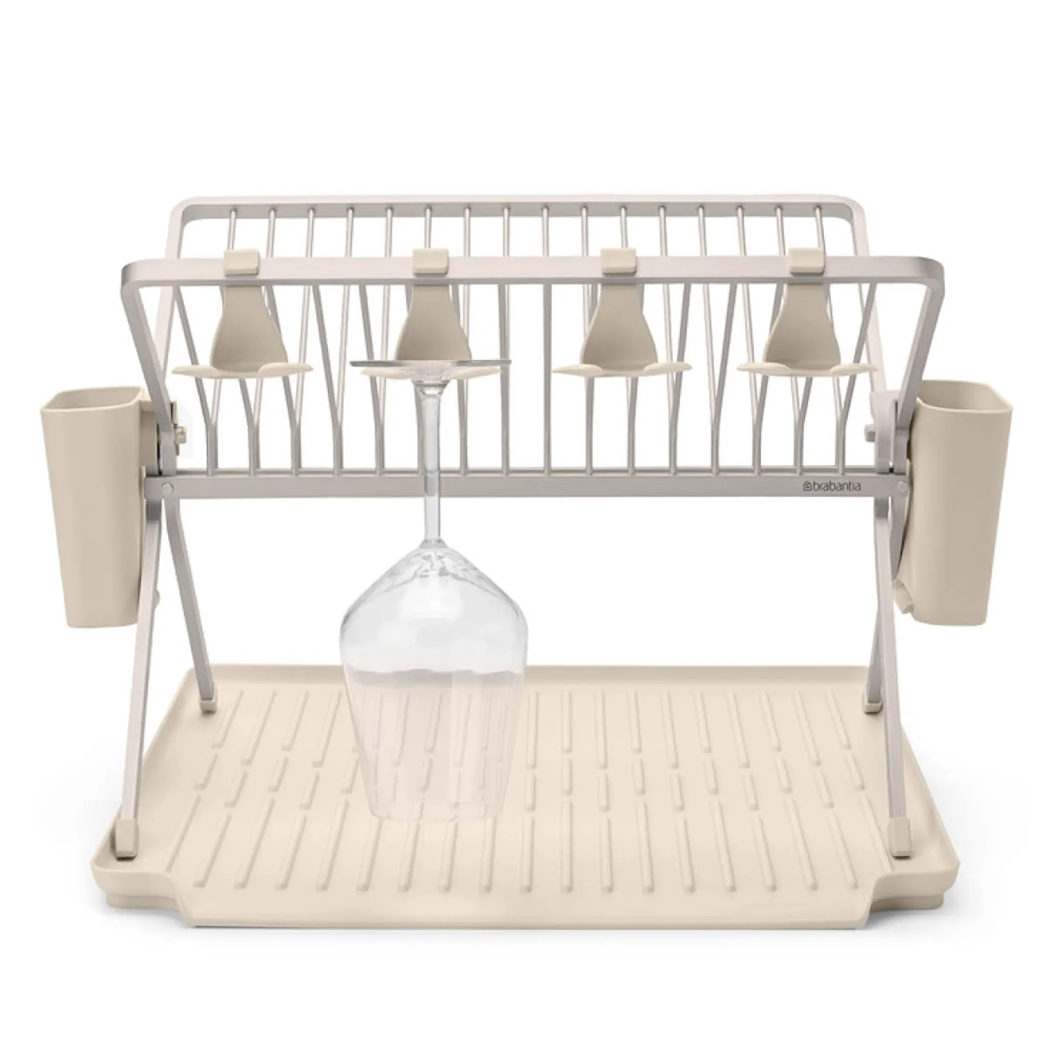 Brabantia SinkSide hopfällbart diskställ 51x42 cm soft beige