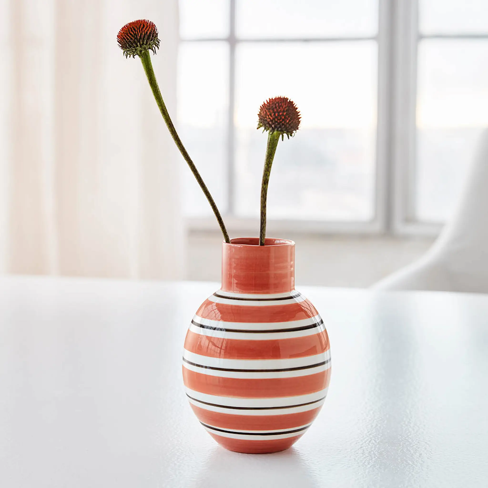 Kähler Omaggio Nuovo Vas 14,5 cm Terracotta