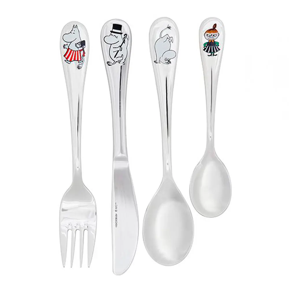 Muumi Lasten aterimet 4 osaa Muumiperhe