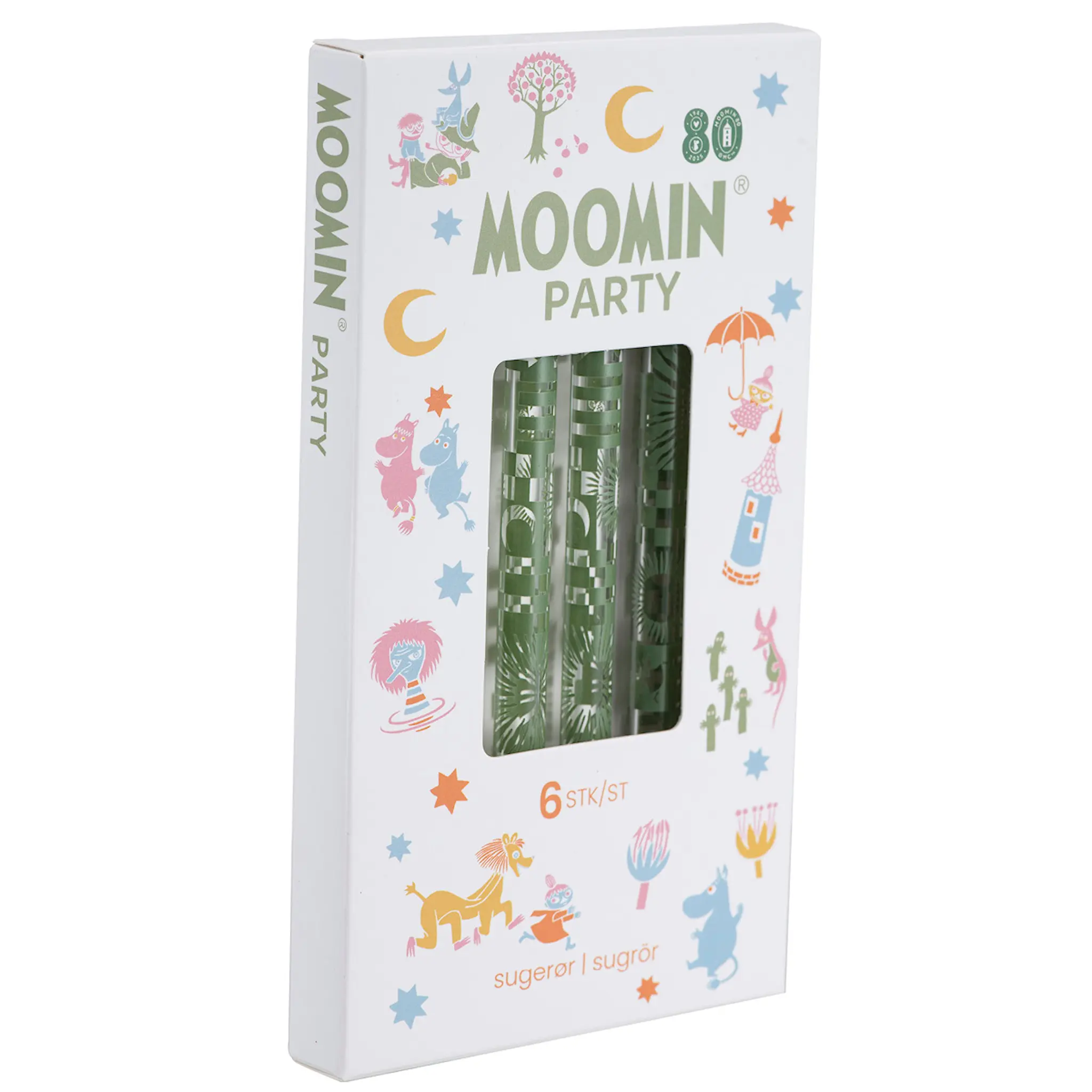 Modern House Muumi Juhlat Pilli 6 kpl Vihreä